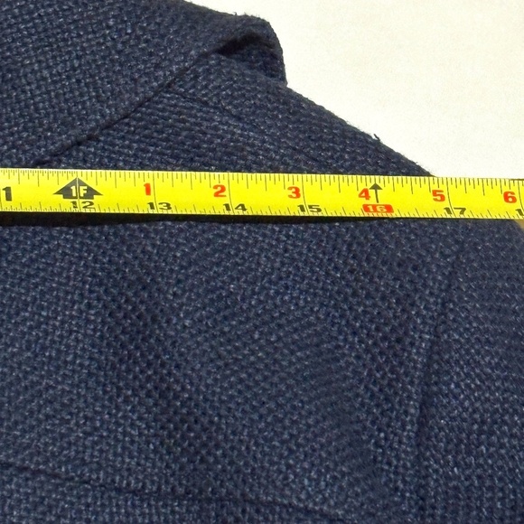Ellen Tracy Women  Linen Tweed Textured Button Blazer Jacket Sz14 Classic Preppy - Picture 11 of 16